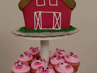 Baby Shower Farm Birthday Display 02